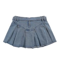 Indulge in the sophistication and elegance of our Women's Preppy Pleated Denim Skirt. Crafted with precision and attention to detail, this skirt features delicate pleats and the finest denim fabric for a luxury feel. Elevate any outfit with this exclusive piece, perfect for the modern woman. Features: -Solid Color -Pleated Design -Regular fit -Preppy style Pleated Denim Skirt, Pleated Denim, Denim Fabric, Preppy Style, Modern Woman, Denim Skirt, The Modern, Solid Color, Skirt