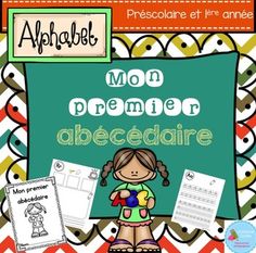 French alphabet book/ Abécédaire {français} Kindergarten Alphabet, French Alphabet, First 48, Alphabet Kindergarten, French Learning, French Resources, French Immersion, Alphabet Book, L Alphabet