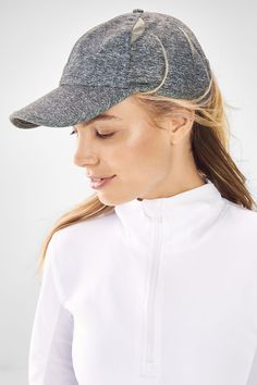 The Running Hat - Fabletics | #affiliate Hair Ties Diy, Running Cap, Outfit Challenge, Running Hats, Yoga Sports Bra, Love Hat