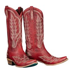 Lane Boot® Ladies Lexington Smoldering Ruby Red Boots LB0488E Red Cowgirl Boots, Lane Boots, Boots Store, Vintage Cowgirl, Red Boots, Boot Types, Cute Socks, Western Cowboy Boots, Thigh High Boots