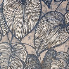 Sample Monstera Wallpaper in Navy Ash Monstera Leaf Wallpaper, Monstera Wallpaper, Heart Projects, A Wallpaper, Design Wallpaper, Leaf Wallpaper, Accent Wallpaper, Room Wallpaper, Burke Decor