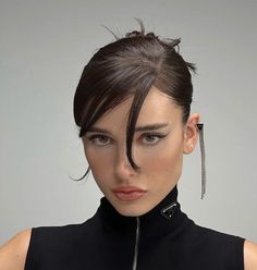 Editorial Hair, Hair Arrange, Slicked Back Hair, Sleek Hairstyles, Hair Reference, High Society, Face Hair, Hair Art, Aesthetic Hair