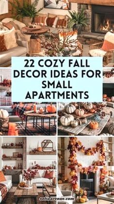 cozy fall decor ideas for small apartments