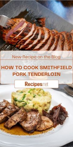 how to cook smothered pork tenderloin with new recipe on the blog