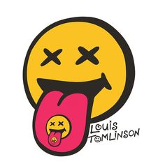 an image of a tongue sticking out of it's mouth with the words louis tomison on it