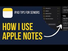 how to use apple notes in ipad tips for seniors and teens - step by step guide