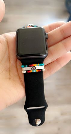 Aztec Watch Cuff | Etsy Trendy Adjustable Watch Band With Extender, Adjustable Silver Beaded Watch Accessories, Trendy Silver Beaded Watch Band, Adjustable Black Beaded Apple Watch Band, Adjustable Silver Beaded Watch Bands, Trendy Adjustable Black Watch Bands, Trendy Black Adjustable Watch Bands, Farm Jewelry, Cute Apple Watch Bands