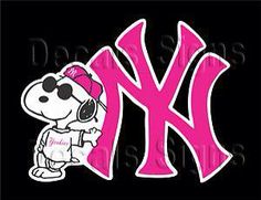 a sticker with the letter y and a cartoon dog wearing headphones on it