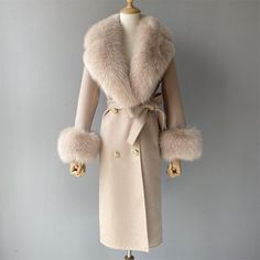 Stay cozy and stylish this winter with our Women's Beige Double Faced Wool Real Fox Fur Collar Cuffs Winter Jacket! 🧥❄️ Made with premium materials and featuring real fox fur details, this jacket is a must-have for any fashion-forward woman. Don't miss out on the ultimate winter wardrobe essential. 😍 #winterjacket #foxfur #luxuryfashion #womenswear #cozyandchic #beigeco Womens Workout Shirts, Mens Workout Shirts, Stylish Coat, Mens Workout Clothes, One Piece Outfit, Womens Workout Outfits, Cashmere Wool, Winter Coats Women, Dress Suits