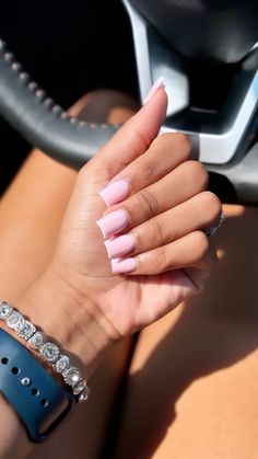 #shortnailsdesign #babypinkaesthetic #pinknailcolors Pink Nail Colors, Baby Pink Aesthetic, Short Nail Designs, Nail Ideas, Nails