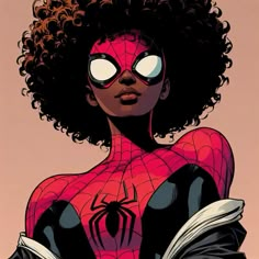 an image of a woman in spider - man costume