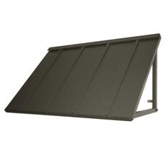 an image of a flat roof that has been painted in dark grey and is attached to the