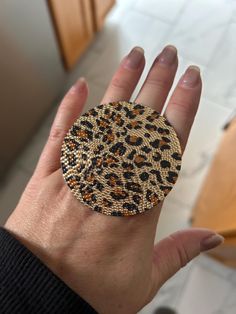 Leopard print ring Gold plated costume jewelry Size 8 US For more rings: Www.etsy.com/shop/Ashley3535 Leopard Jewelry, Woman Ring, Gold Band Ring, Gift For Her Birthday, Fall Jewelry, Ring Ring, Ring Gold, Gold Band, Jewelry Gold