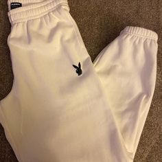 PacSun Playboy Sweat Pants, Size Small Playboy Outfits, Playboy Clothes, Playboy Sweatpants, Sweat Suits Outfits, Poshmark Clothes, Cheap Pants, Cute Lazy Outfits, Cute Pants, Lazy Outfits