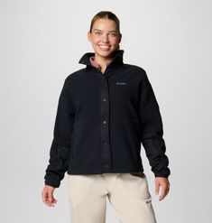 Welcome chilly weather in this warm fleece jacket with an adjustable drawcord hem and stretch binding at the cuffs that keep out the cold. Columbia Sweater Outfit, Columbia Sweater, Columbia Sweaters, Sweater Outfit, Chilly Weather, Keep Out, Columbia Sportswear, Winter Sale, Fleece Jacket