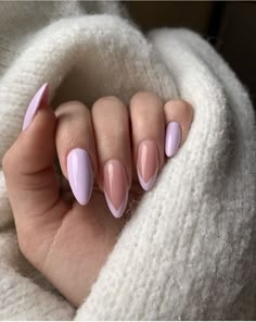 Ongles Gel Violet, Light Purple Nails, Money Nails, Cute Gel Nails, Pink Acrylic Nails