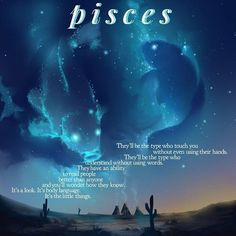 a poster with the words pisces written in front of it and an image of a