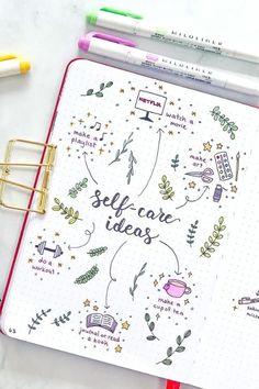 If you’re feeling a bit down and need a self-care pick-me-up, why not try some creative plant doodle self-care ideas? #SelfCareBulletJournalIdeas #BuJo #SelfCare Bullet Journal 2024, Beautiful Dawn, Bullet Journal Page Ideas, Plant Doodle, Mentally Healthy, Bullet Journal Page, Journal 2024, Journal Page Ideas