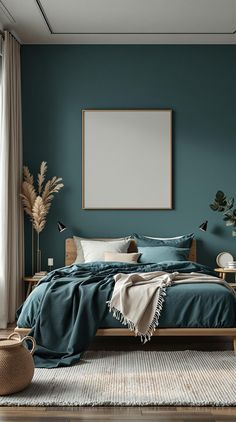 #BEAUTY, #RELATIONSHIPS #Fashion #Animals #Outfits #Winter Outfits #Animals Dark Teal Wall Bedroom, Dark Teal Bedding Color Combinations, Modern Teal Bedroom, Bedroom Teal Walls, Teal Walls Bedroom, Dark Teal Accent Wall, Dark Teal Bedding, Deep Teal Bedroom, Dark Teal Paint Color