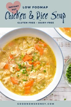 Fodmap Soup, Fodmap Chicken Recipes, Instant Pot Chicken And Rice, Easy Low Fodmap, Fodmap Lunch, Fodmap Chicken, Low Fodmap Chicken