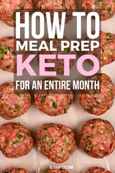 #healthyfoodchoice Meal Prep Keto, Meal Prep Guide, Keto Recipes Dinner, Diet Help, Freezer Friendly, Low Carb Keto Recipes