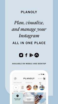 the landing page for an instagramting app