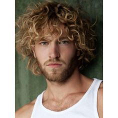 We Offer Overwhelming Choices In Styles, Hair Types, Cap Constructions, Colours, and More. Choose 100 Percent Human Hair Wigs Short Wigs Brown Full Lace Short Mens Wig Real. Short Curly Cuts, Men Blonde Hair, Shaggy Haircuts, Men's Wigs, Blonde Curly Hair, Corte De Cabelo Masculino, Blonde Guys, Men's Hairstyles, Mens Hair