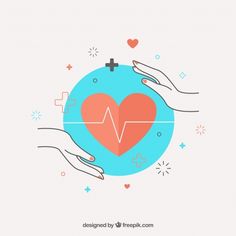 Life And Health Insurance, Heart Map, World Health Day, Healthcare Design, Diagram Design, Health Day, Female Doctor, Cardiology, Medical Services