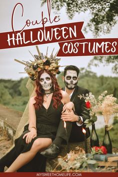 Adult Couple Halloween Costumes, Couple Halloween Costumes Ideas, Creative Couples Costumes, Scary Couples Costumes, Zombie Cheerleader Costume, Couples Costumes For Halloween, Couples Costumes Creative, Funny Couple Costumes