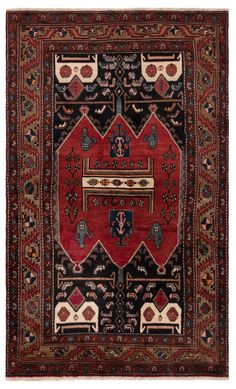 Koliai Handgeknüpfter Perserteppich 223 x 138 cm-Nomadic,Orient,Rot,Carpet,Rug | eBay Carpet Rug, Carpet Design, Persian Carpet, Vintage Carpet, Future House, Kilim Pillows, Iran, Rich Color, Handmade Rug