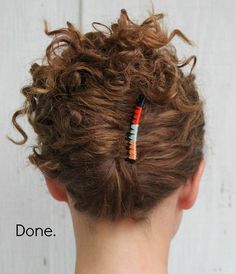 Summer Updo, Wrapped Hair, French Twist Updo, Easy Updo Hairstyles, French Twist Hair, Hair Diy, Curly Hair Updo, Penteado Cabelo Curto