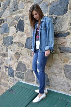 Fall Months, Jeans Models, Oversized Blazer, Jeans Fit, Denim Jacket, Slip Dress, Blazer