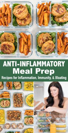 Anti Inflammatory Meal Prep Recipes Inflammation Diet Recipes, Inflammation Recipes, Anti Inflamatory, Best Fat Burning Foods, Anti Inflammation, Inflammatory Foods