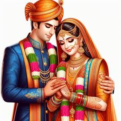 Wedding Couple Clipart, Marriage Png, Hindu Marriage, Groom Cartoon, Wedding Cards Images, Caricature Wedding Invitations, Marriage Images, Couple Illustration Wedding, Bride And Groom Cartoon