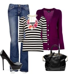 Black and White Splash with Purple - skinnybrandy Beautiful Style, Fashion Items, Work Shirts