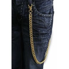 New Long Fashion Wallet Chain - New Long Fashion Wallet Chain - Thick Chunky Strong Chains Metal - Trucker Biker Strong Strand Basic Classic Fashion Wallet Chain - Cool Western Premium Special Item Casual Style Condition: Brand New Color: Gold Length: 33" Elevate Your Style With Our New Long Fashion Wallet Chain, Designed For Those Who Appreciate A Bold And Rugged Aesthetic. This Thick And Chunky Chain Is Perfect For Adding An Extra Layer Of Attitude To Your Outfit, Whether You're Hitting The Ro Chain Pants, Biker Fashion, Jeans Chain, Wallet Chains, Double Rings, Unique Wallets, Mens Fashion Jewelry, Metal Fashion, Rugged Style