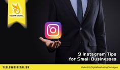 9 Instagram Tips for UK Small Businesses Instagram Tips, Lululemon Logo, Content Marketing, Small Businesses, Retail Logos, The Way, Small Business, Social Media