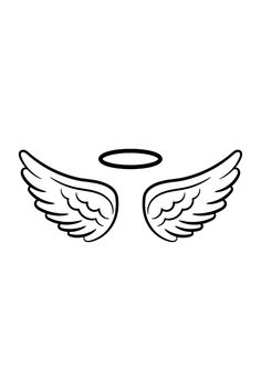 Angel Wings Art SVG Angel Wing Clipart, Drawings Of Angel Wings, Angle Wings Draw, Angel Wings Doodle, Angel Wings Drawing Easy, Angel Wings Svg Free, How To Draw Angel Wings, Angel Wing Stencil, Angel Wings Template