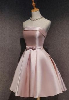 Fest Outfits, Pink Homecoming Dress, Pink Formal Dresses, Satin Short, Short Prom Dress, Short Prom, Glam Dresses, Homecoming Dresses Short, Pink Satin