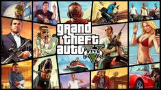 the grand theft auto game is shown in this screenshot from its official title screen