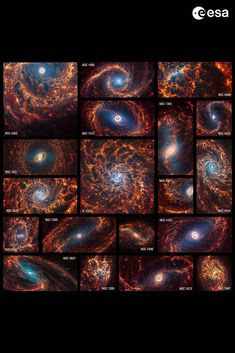 many different images of the galaxy