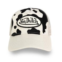 Baseball Jacket Outfit, Dutch Clothing, Von Dutch Hat, White Cow Print, Women Slides, Von Dutch, White Cow, American Brand, Pony Hair