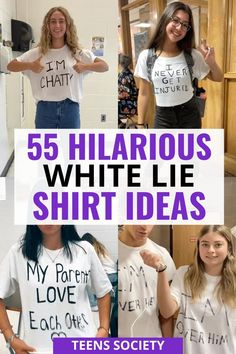 55 hilarious white lie shirt ideas