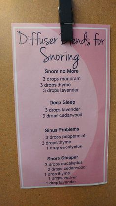 No Snore Diffuser Blend, Doterra Anti Snore Blend, Snoring Diffuser Blend, Sleep Oil Blend, Essential Oils For Snoring, Deep Sleep Essential Oils, Snoring Essential Oils, Oil Roller Bottle Recipes, Essential Oil Roller Bottle Recipes