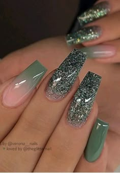 Special Nails, Her Nails, Nails Christmas, Coffin Nails Long, Nail Designs Glitter, Coffin Nails Designs, Christmas Nail