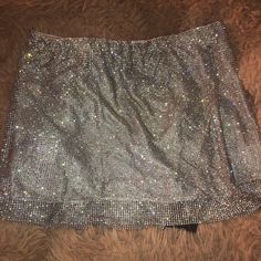 Beautiful Diamond Skirt Brand New With Tags In Size M/L I Loved It So Much I Bought 2 So I Don’t Need This One. It Has One Or 2 Little Diamonds Missing On The Back But Not Visible There’s Just Too Many. Look At Pictures I Posted The Missing Diamonds. Great Quality A Little Heavy But That’s The Point Does Not Look Cheap. Gives Me Paris Hilton Vibes :) On Her 21st Bday. Crystal Skirt, Rhinestone Skirt, Mesh Skirt, Paris Hilton, The Missing, Myrtle Beach, Need This, Give It To Me, Womens Skirt