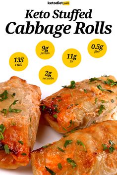 the keto stuffed cabbage rolls are ready to be eaten on the grill or in the oven