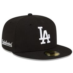 Rep the Los Angeles Dodgers in style with this 59FIFTY Fitted Hat from New Era x Undefeated. The hat features a color contrast undervisor to add some flair to your classic game day look. The hat displays embroidered Los Angeles Dodgers graphics so that everyone will be able to see your unwavering devotion for your favorite MLB team! Beret Cap Outfit, Red Cap Outfit, Cap Outfit Men, Hat Displays, Cap Men Fashion, Fashion Old Money, Custom Fitted Hats, Swag Hats, Old Money Fashion