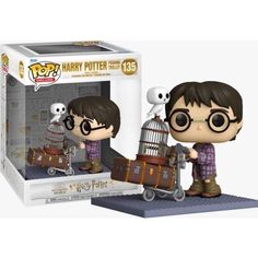 harry potter with birdcage pop vinyl figure