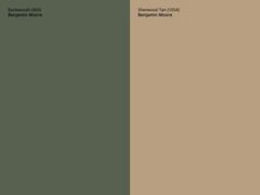 two different shades of brown and green with the same color scheme in each one side